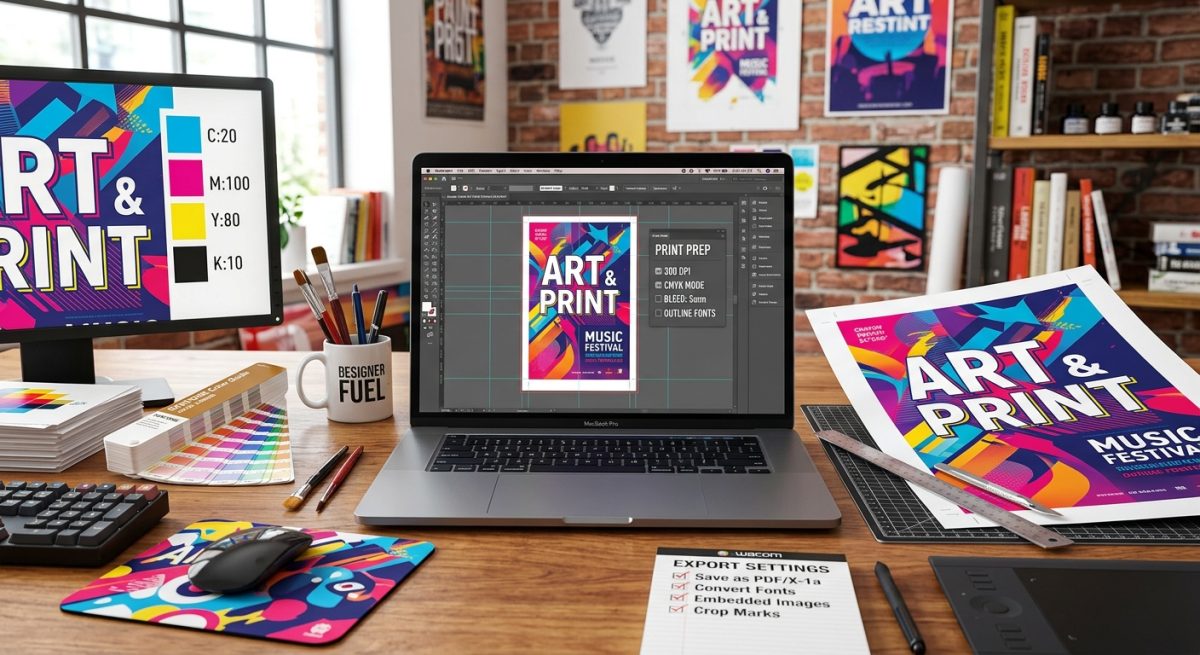 How to Prepare Graphic Design Files for High-Quality Poster Prints